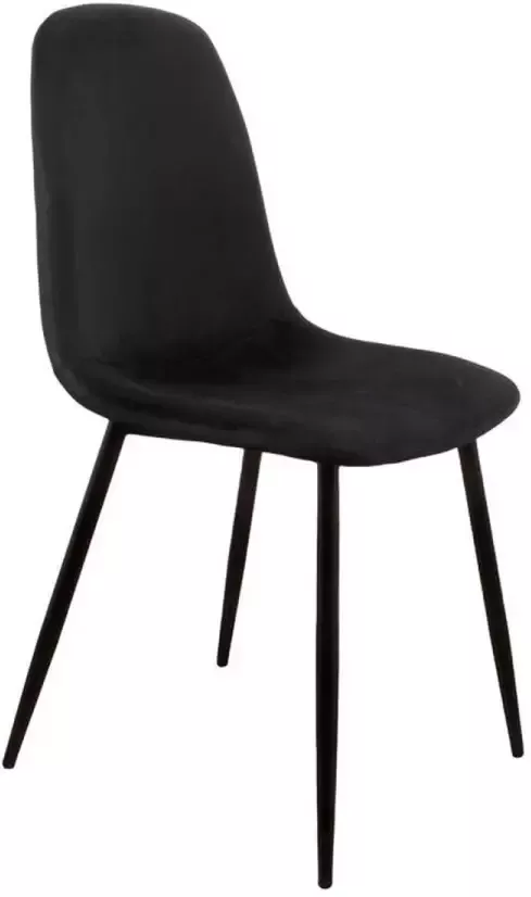 PoleWolf Blossom stoel zwart Velvet Zwart