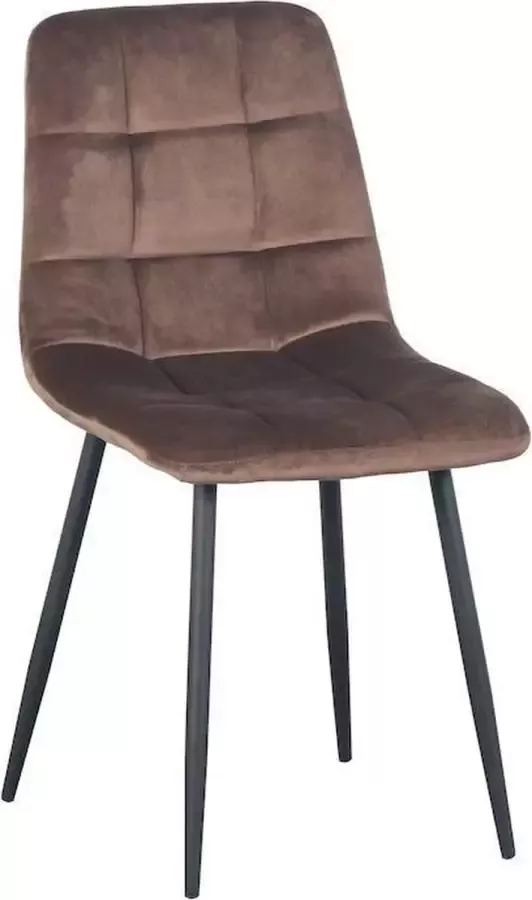 PoleWolf Carre stoel Velvet Brons