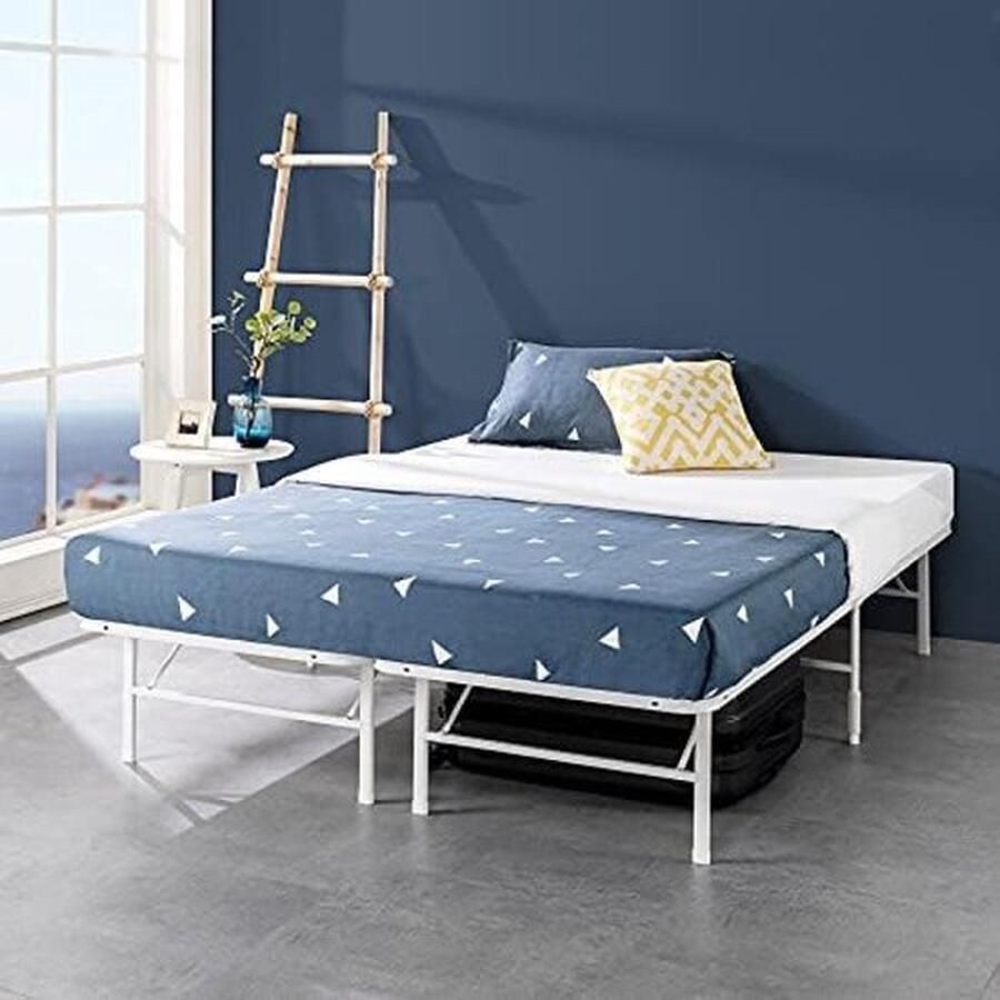 PolkaHome 35 cm SmartBase onderbedframe zonder montage metalen bedframe 150 x 190 cm