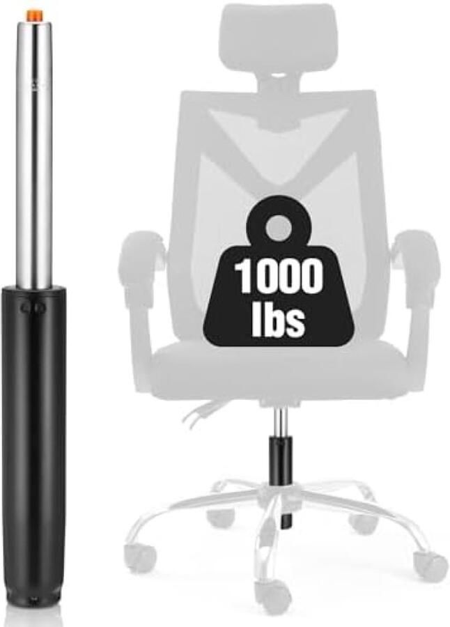 PolkaHome Bureaustoel Gaslift Zware Uitvoering met Soepele Hoogteverstelling