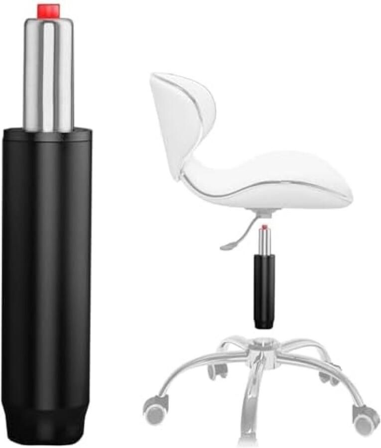 PolkaHome Bureaustoel Gasveer Zwarte Vervangingscilinder voor Draaistoelen