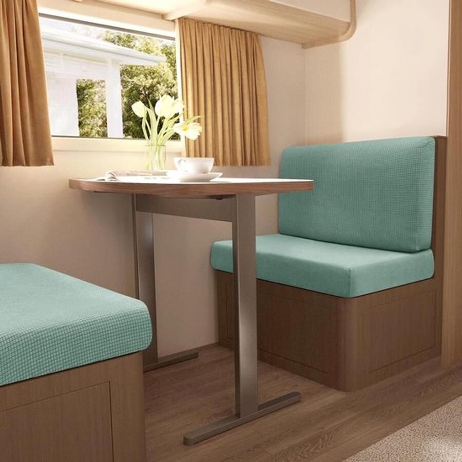 PolkaHome Camper Kussenhoezen Set Elastische Beschermers voor Caravan en Motorhome