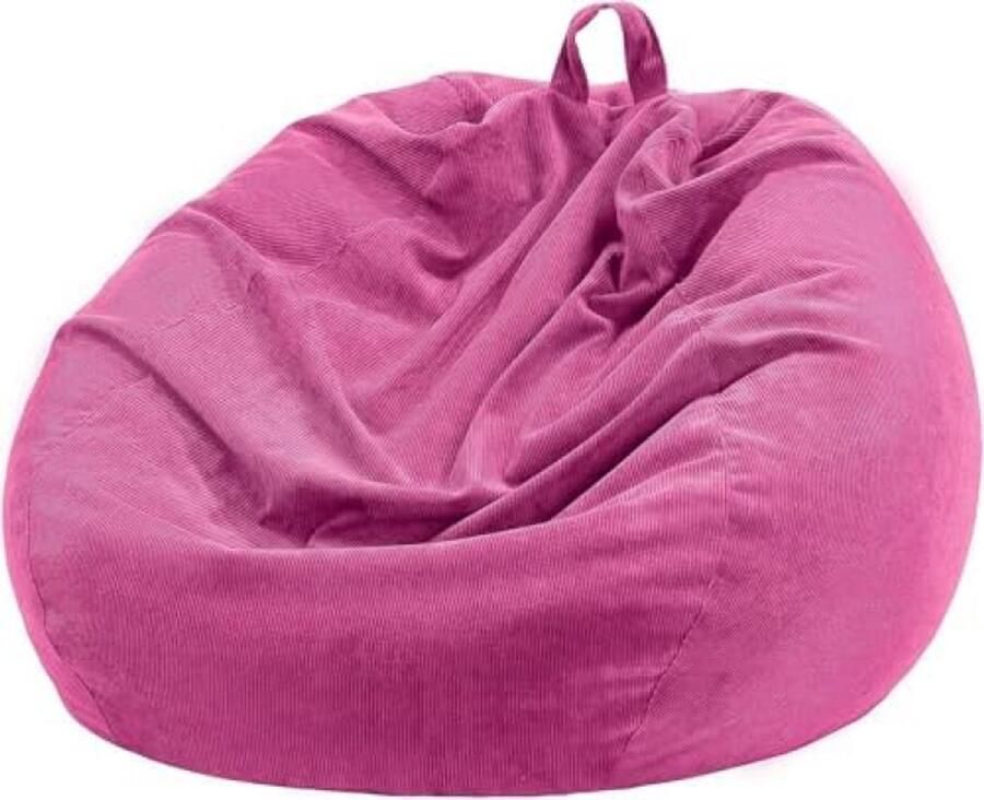 PolkaHome Extra Grote Zitzak Hoes Premium Ribfluweel Wasbaar en Duurzaam