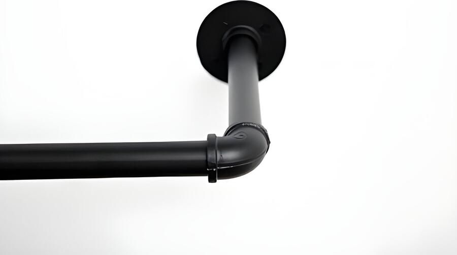 PolkaHome Industriële Pijp Wandmontage Kledingrek