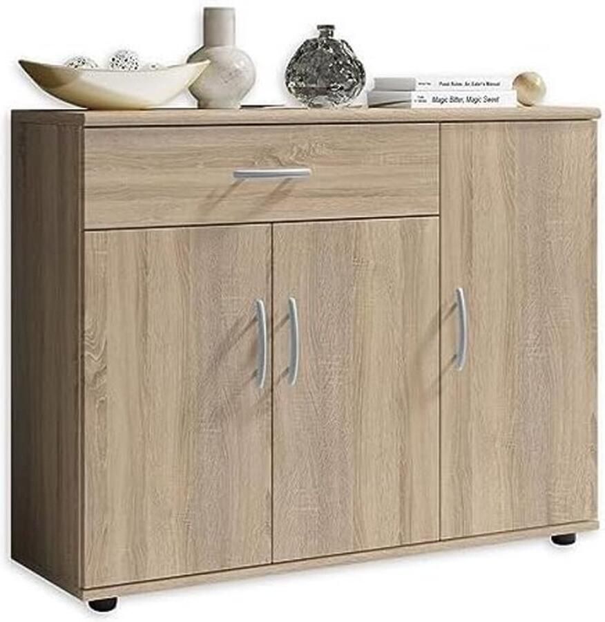 PolkaHome Lilly 12 commode met 3 deuren en 1 lade