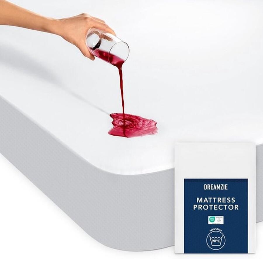 PolkaHome Matrasbeschermer 120x200 Duurzame en Waterdichte Matras Matrasbeschermer 120x200 cm Optimale Bescherming en Ademend