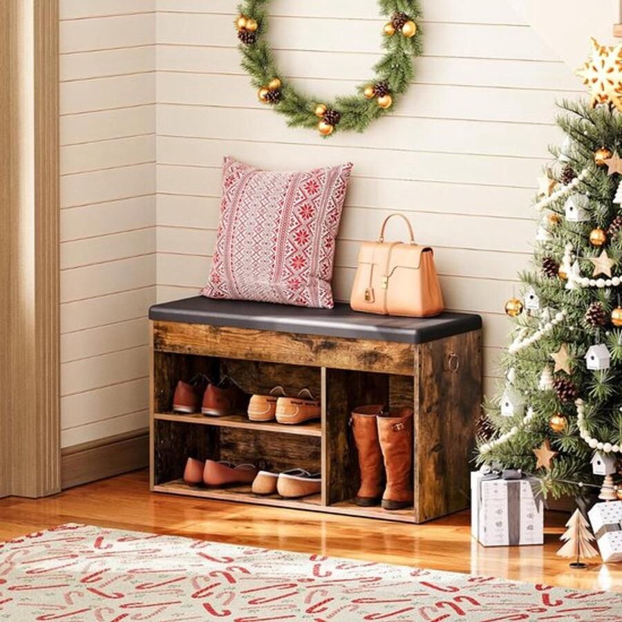 PolkaHome Schoenenkastje Schoenenkast Schoenenopbergkast Schoenenbank