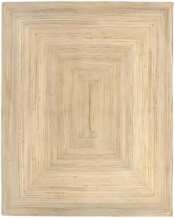 PolkaHome Vloerkleed Van Jute Tapijt Alhambra Natuurlijk 100% Natuurlijk Tapijt Van Jute Handgeweven Vloerkleed Voor Woonkamer Slaapkamer Eetkamer Gang Ingang 250x200cm