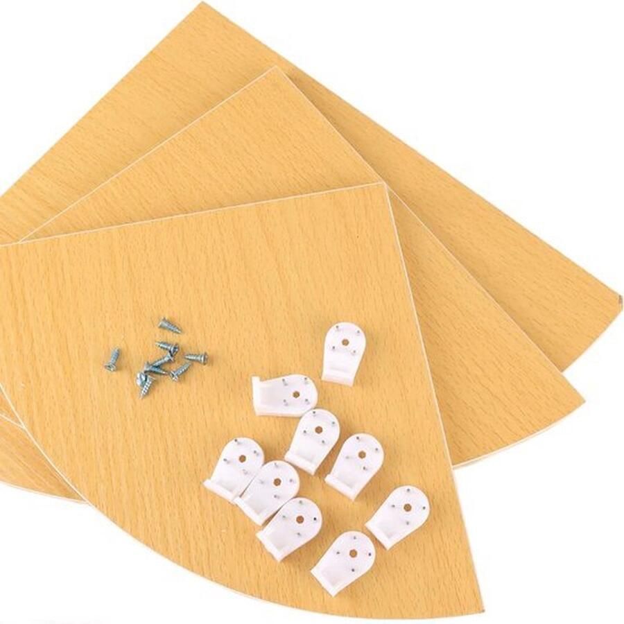 PolkaHome Wandrek Hoekplank stabiele plank voor presentatie voor woonkamer Veelzijdige wandrek