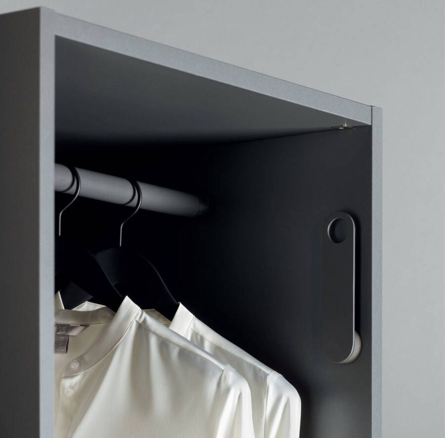 Polry Kledinghaak uitklapbaar LOOP dressingaccessoire haak met swingfunctie voor inhaken kapstokken kleding set van 3 stuks