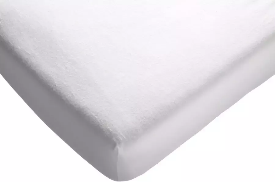 Polydaun molton hoeslaken topmatras topper matras 140x200 cm wit