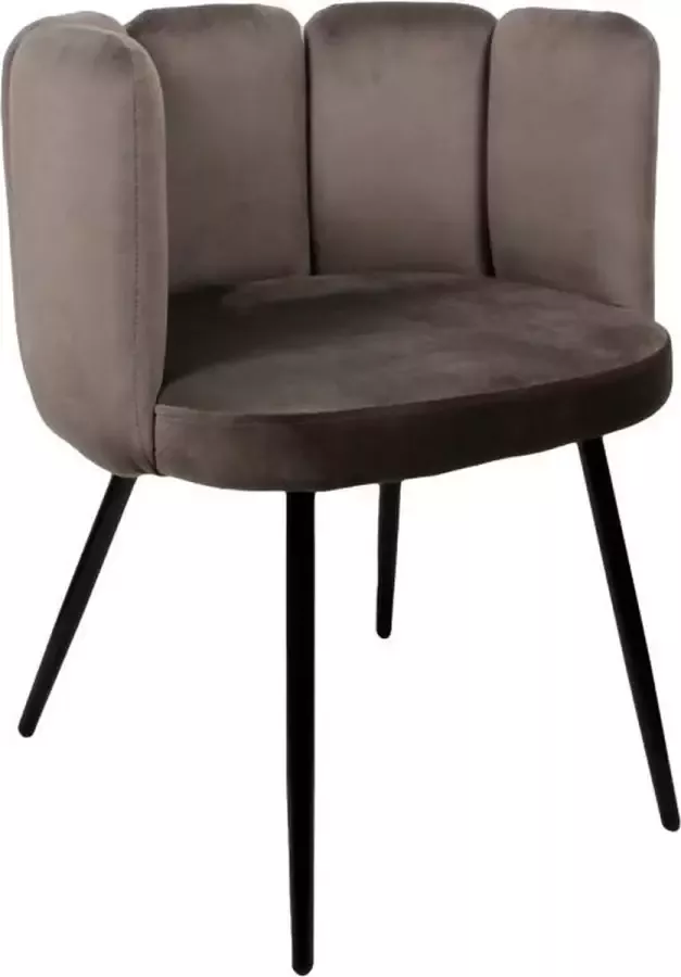 Pomme Chatelaine Eetkamerstoel per 2 stuks velvet MUISGRIJS