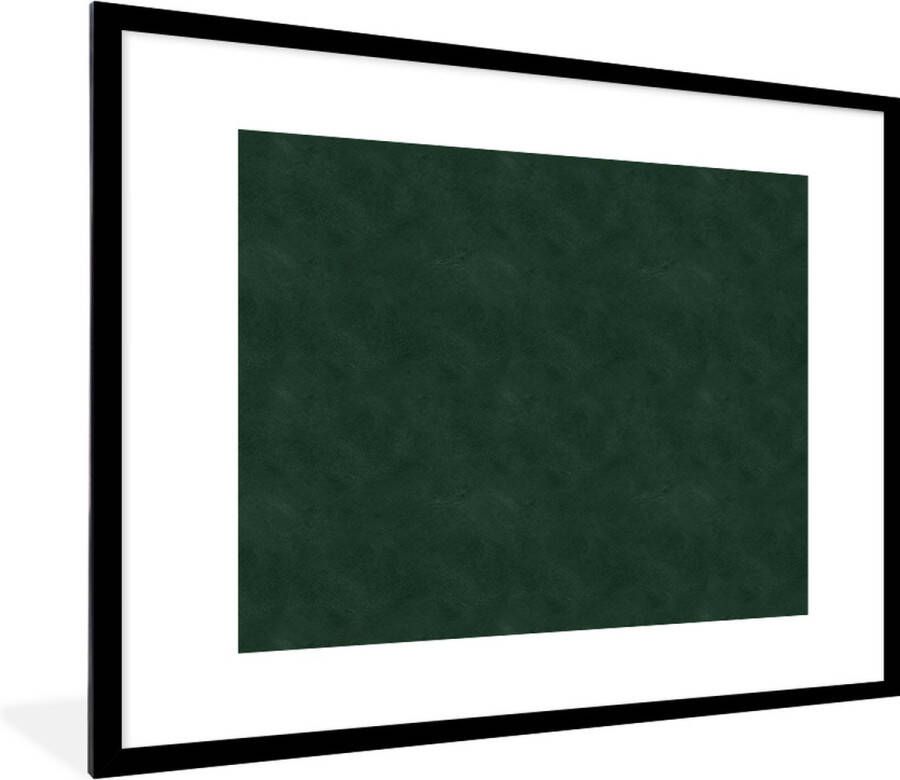 PosterMonkey Fotolijst incl. Poster Leer Groen Dierenhuid 80x60 cm Posterlijst
