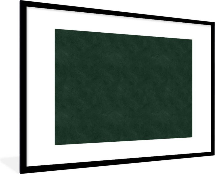 PosterMonkey Fotolijst incl. Poster Leer Groen Dierenhuid 90x60 cm Posterlijst