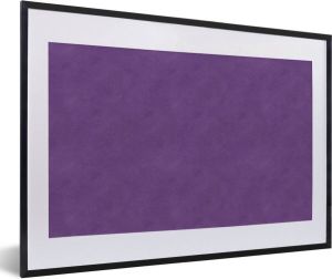 PosterMonkey Fotolijst incl. Poster Leer Paars Dierenhuid 60x40 cm Posterlijst
