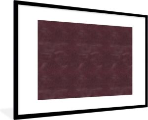 PosterMonkey Fotolijst incl. Poster Leer Roze Dierenhuid 90x60 cm Posterlijst