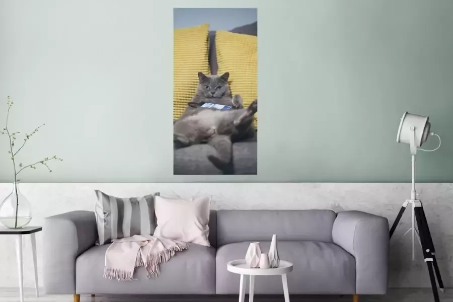 PosterMonkey Poster Kat Bank Lui 60x120 cm - Foto 2