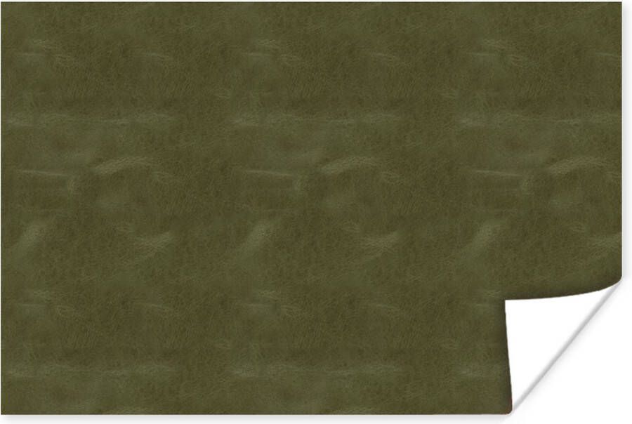 PosterMonkey Poster Leer Groen Dierenhuid 180x120 cm XXL