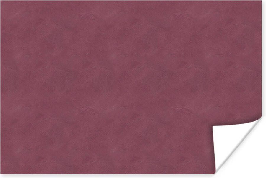 PosterMonkey Poster Leer Roze Dierenhuid 30x20 cm