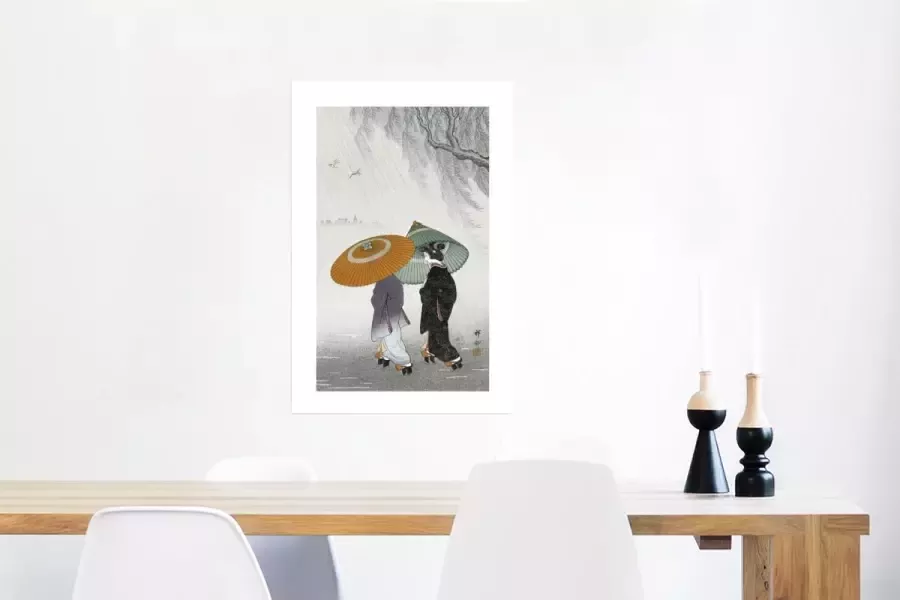 PosterMonkey Poster Vintage Vrouwen Parasol Japan 60x90 cm - Foto 2
