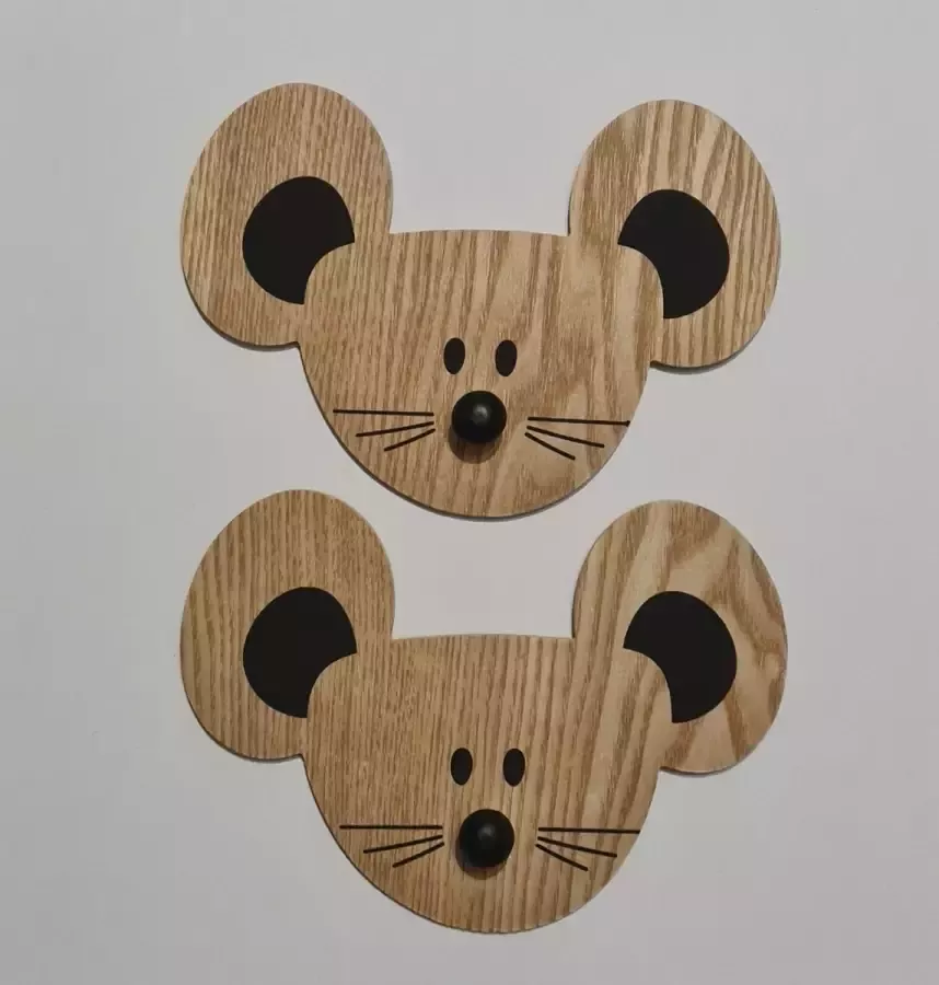 Potimarron paris kapstok Kapstokhaakjes kinderkamer set van 2 muizenhaken 24x3.5x17 cm