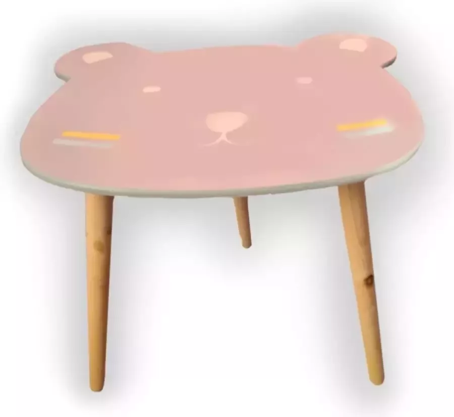 Potimarron paris potimarron table teddy tafel voor kinderen teddy 51 5 x 42 x 45 5 cm Grijs