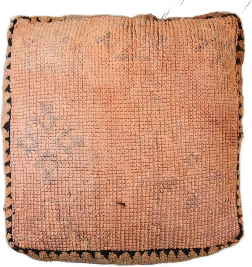 Poufs&Pillows handgeweven vloerkussen Bohemian poef handgeweven unieke kussen uit natuurlijke materialen Gevuld geleverd k863 - Foto 3
