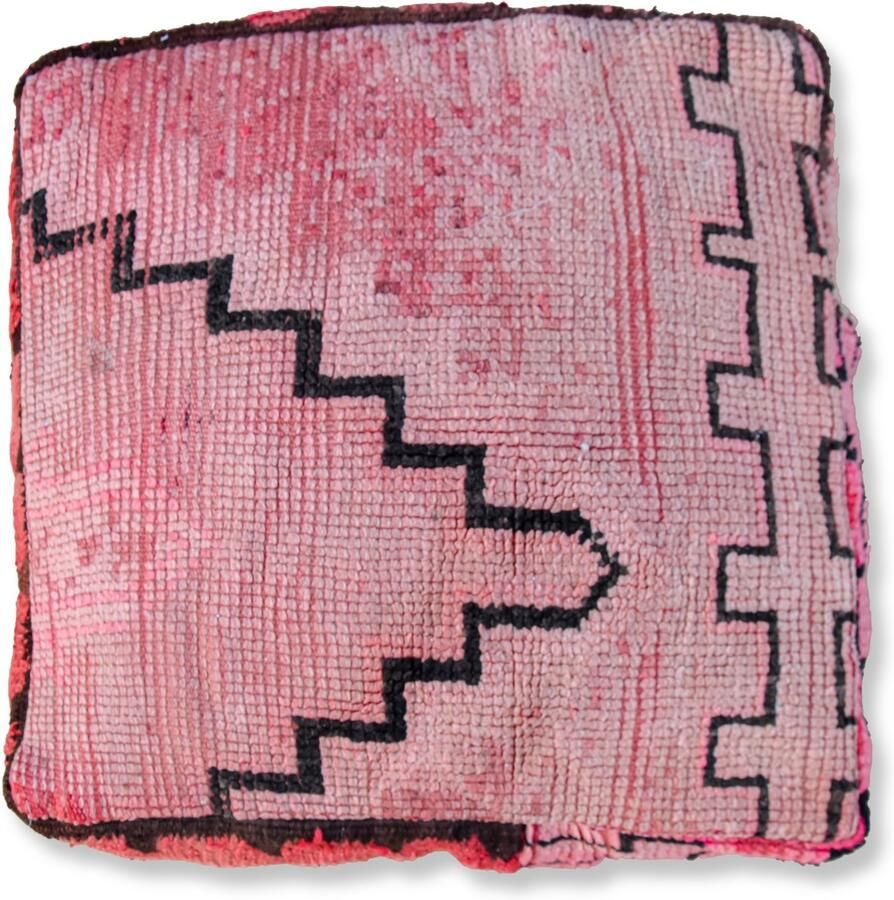 Poufs&Pillows vintage vloerkussen Bohemian poef handgeweven unieke kelim uit natuurlijke materialen Gevuld geleverd k1377