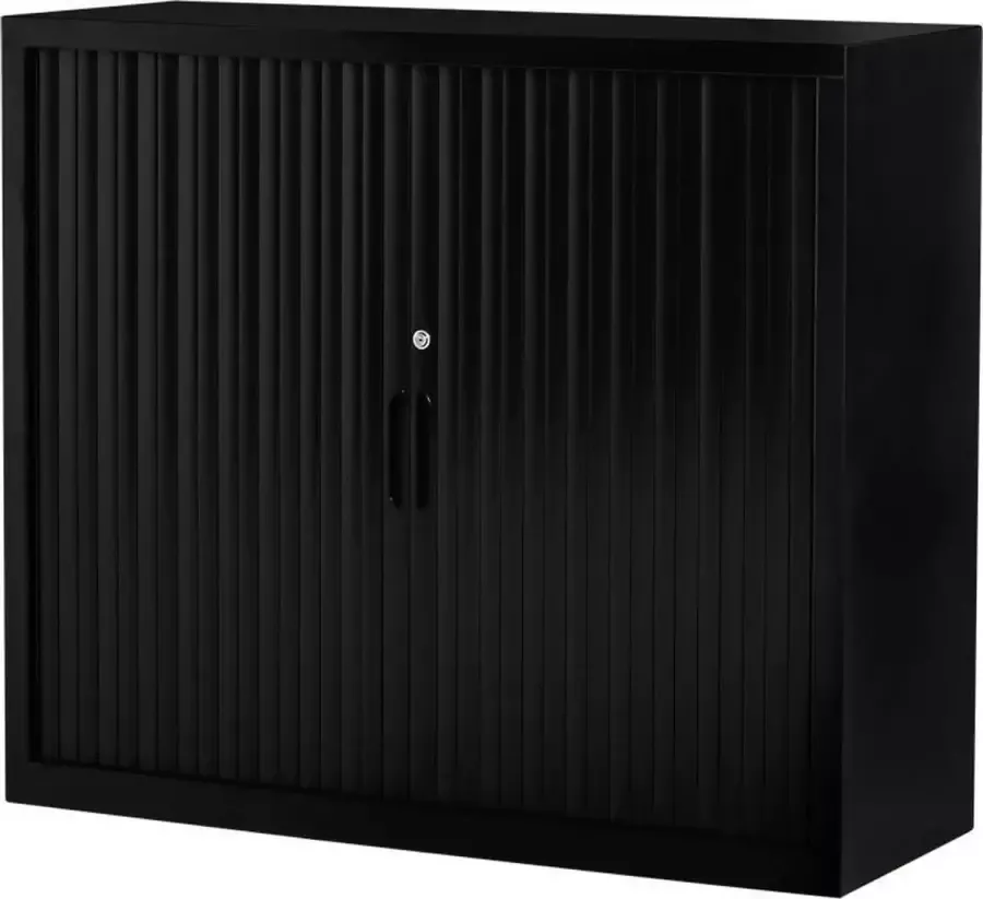 Povag Metalen roldeurkast Archiefkast Kantoorkast I 104x120x43.5 cm I Grijs I RKP-104 I