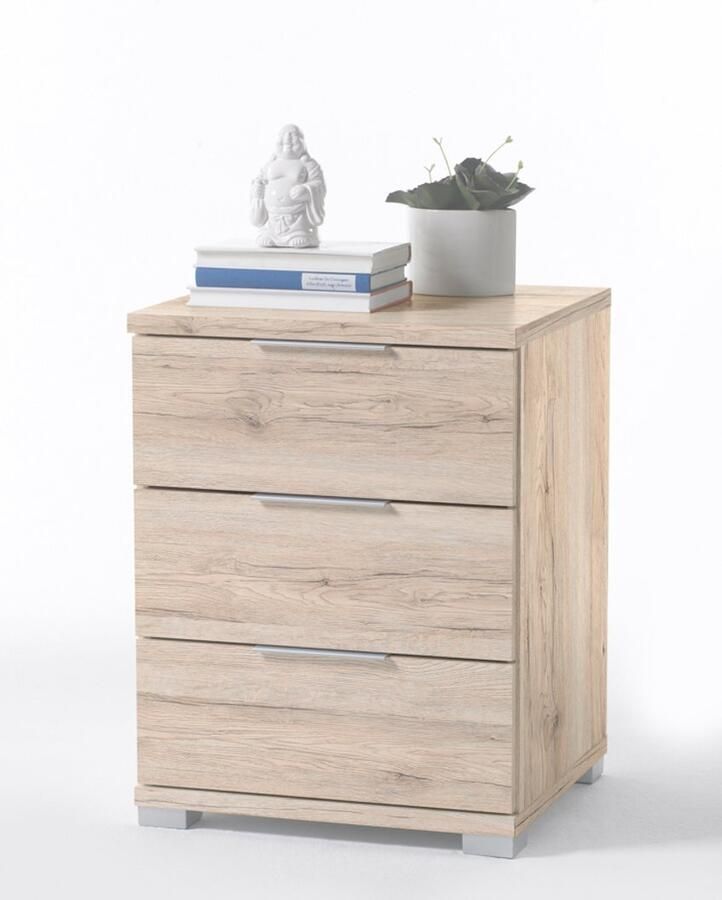 Emob Ladekast Universal 46 x 42 x 61 cm Beech-design Slaapkamerkasten Bruin MDF Slaapkamerkasten Op voorraad