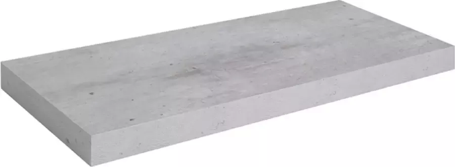 Practo Home Zwevende wandplank wandtablet 90x23.5x3.8cm betonkleur