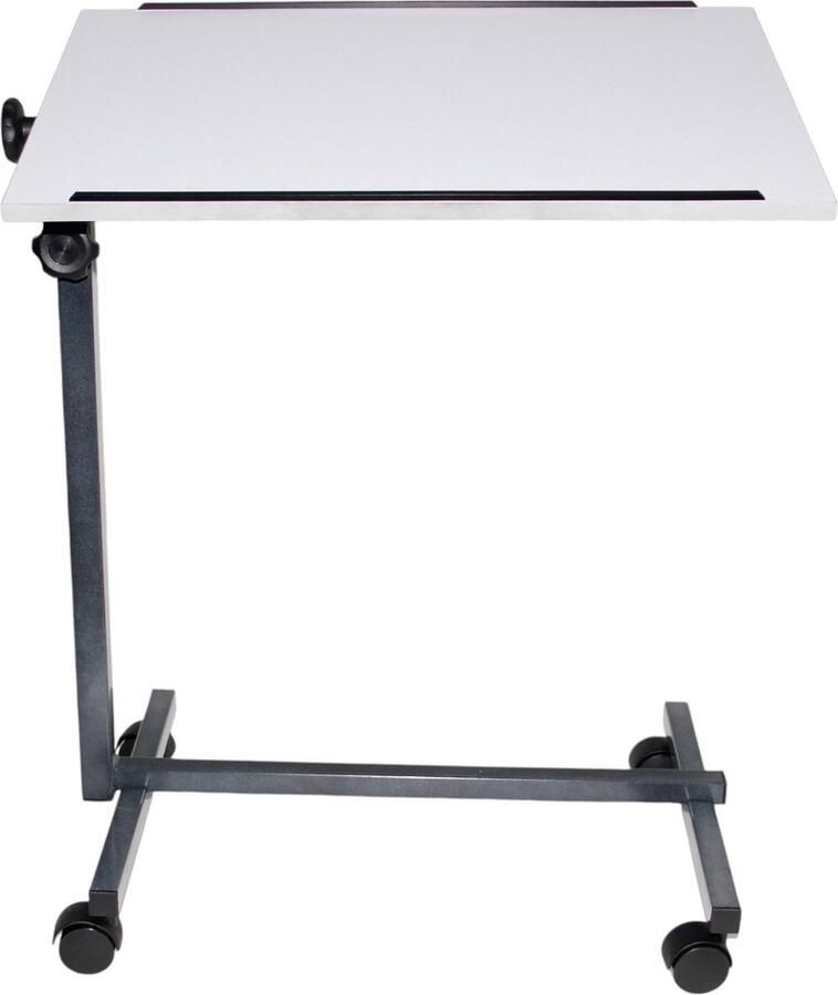 Premis Medical bv Multifunctionele bijzettafel Premis Kantelbare tafel met wielen leestafel bedtafel laptoptafel Verstelbaar in hoogte