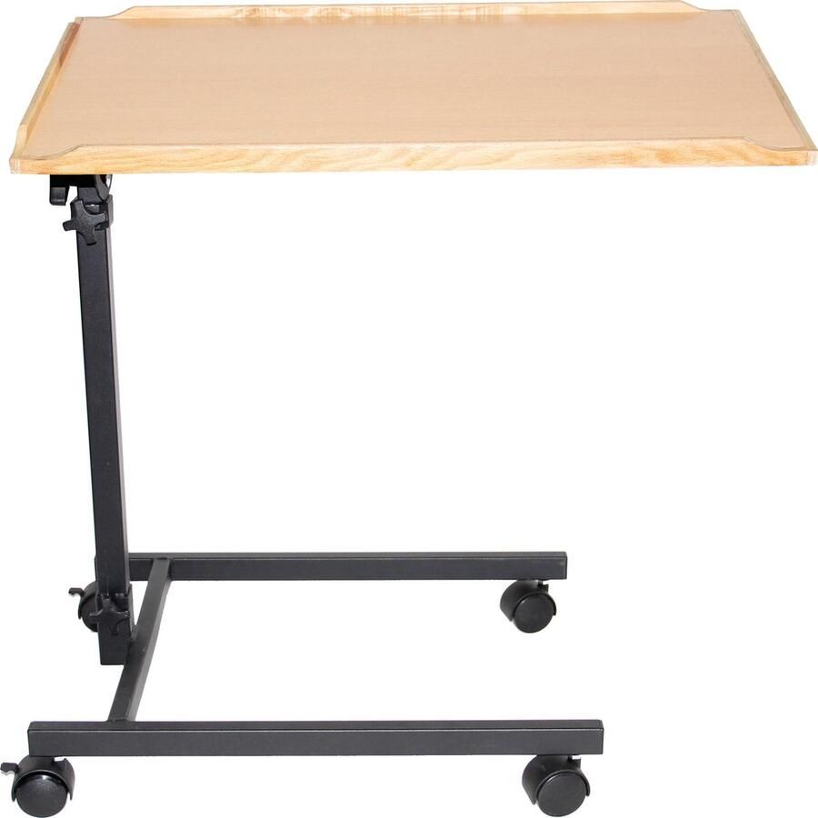 Premis Medical bv Premis Multifunctionele tafel met kantelbaar blad Laptoptafel Leestafel Bijzettafel Bedtafel Beige Zwart