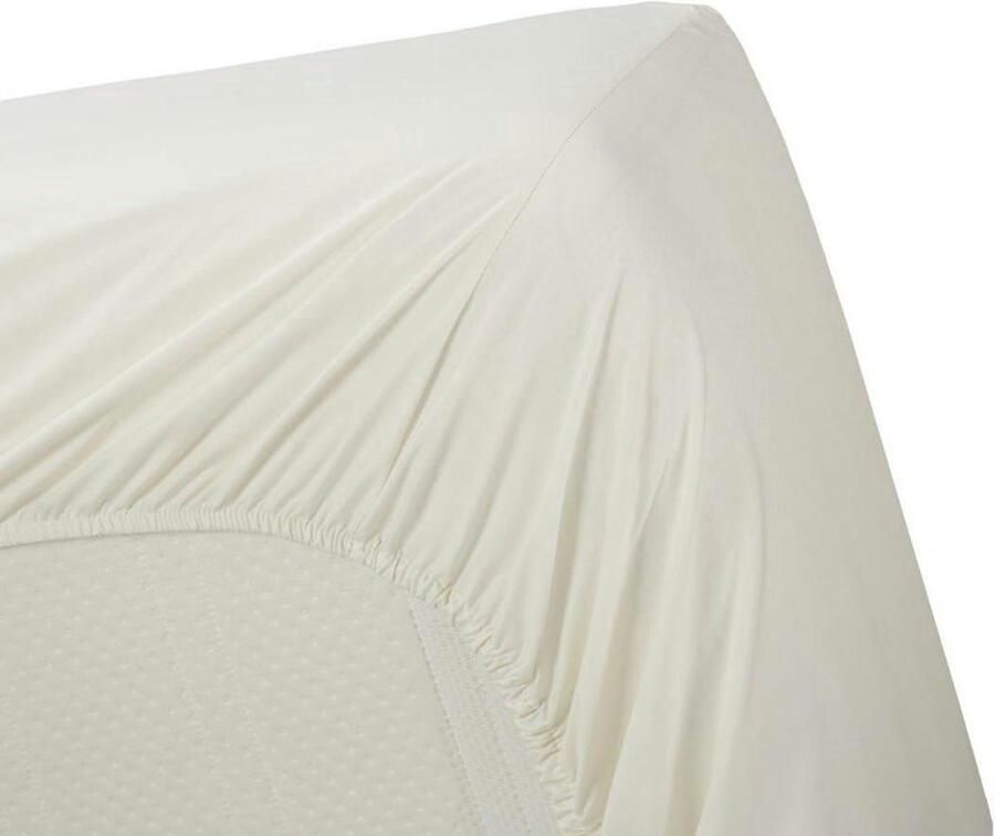 Premium Fitted Sheets Excellent hoeslaken katoen creme 120x200 (twijfelaar) fijn geweven en ademend heerlijk zacht en comfortabel perfecte pasvorm zalig slapen