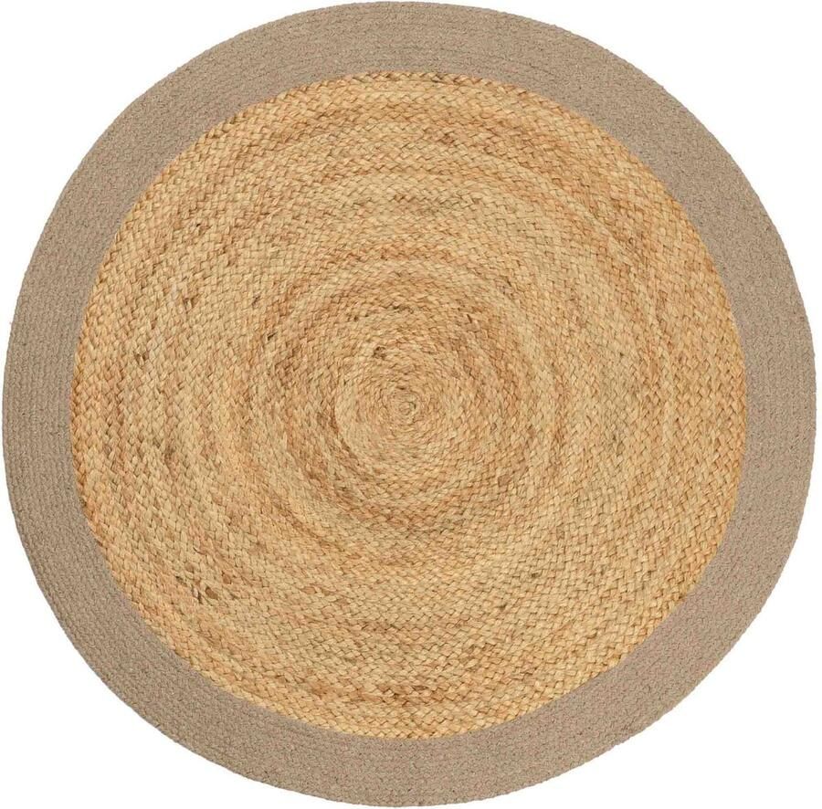 Prénatal Jutte Vloerkleed Taupe- Kleed Babykamer Kinderkamer Onbehandeld Naturel 90 cm