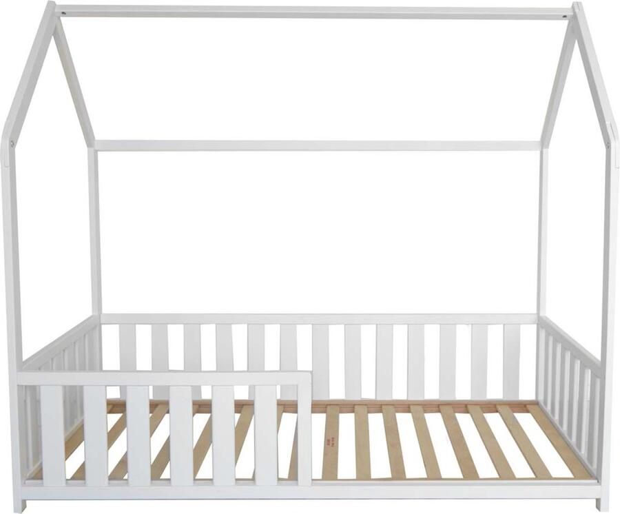 Prénatal Peuterbed Huisje 70x140 Kinderbed Ledikant Bed Babykamer White