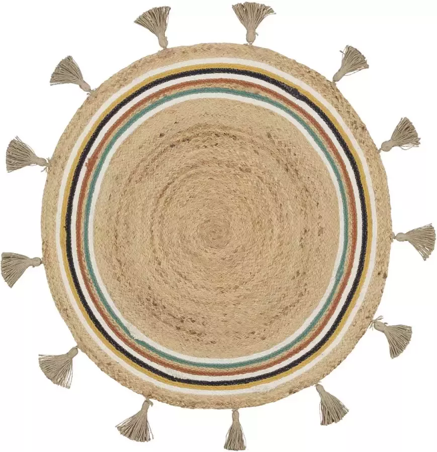 Prénatal Prenatal vloerkleed rond jute multi kleur- Multi