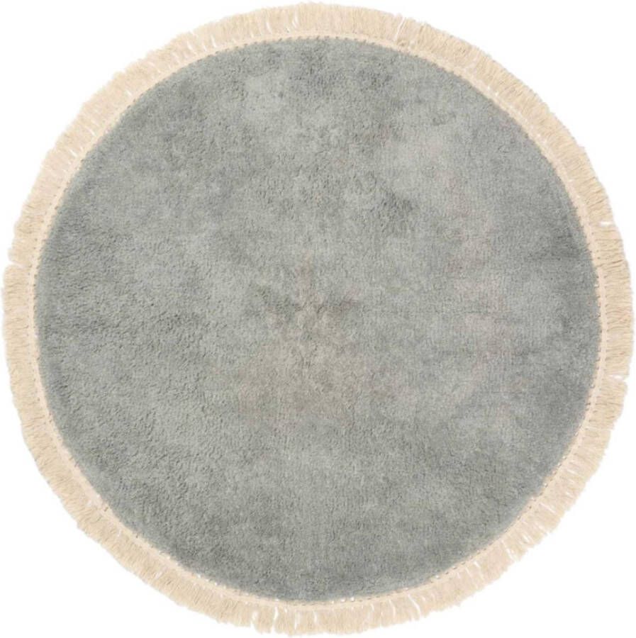 Prénatal Vloerkleed Kinderkamer Rond Vloerkleed Babykamer Lekker Zacht Blauw ø 94 cm