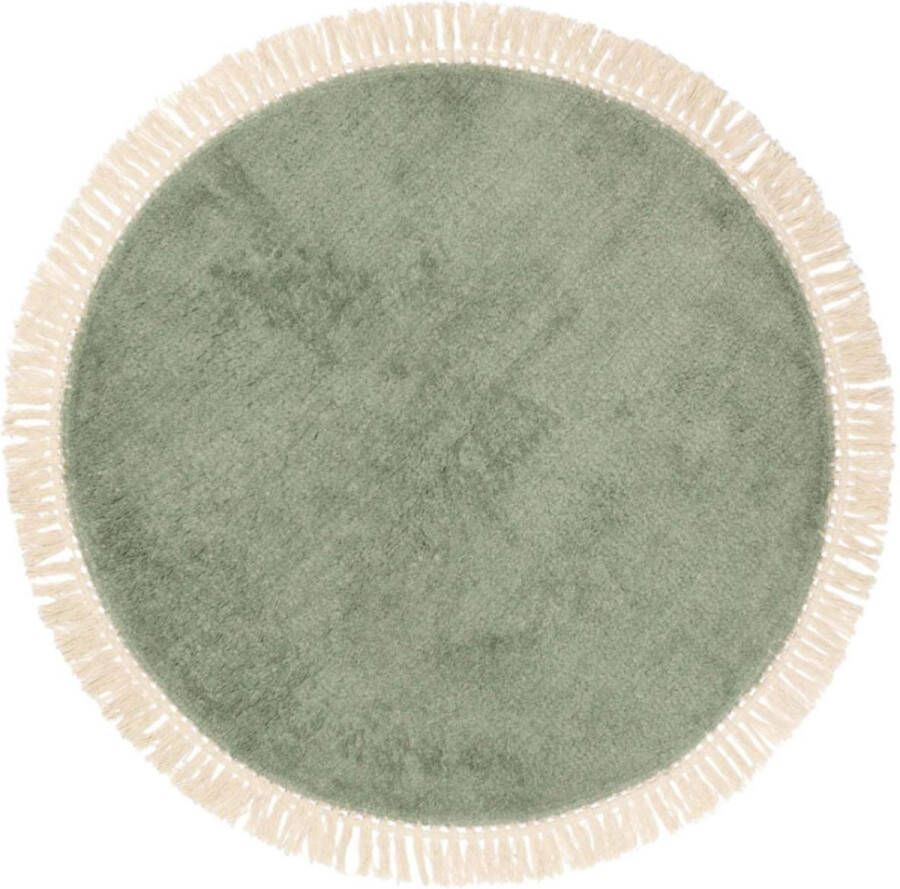 Prénatal Vloerkleed Kinderkamer Rond Vloerkleed Babykamer Lekker Zacht Groen ø 94 cm