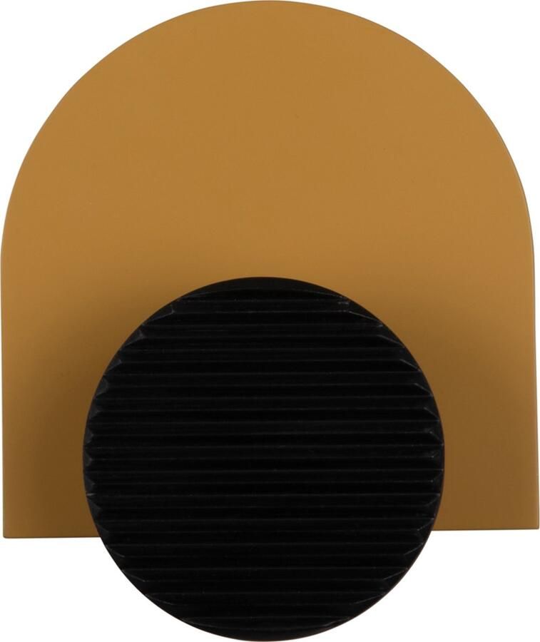 Present Time Coat Hanger Single Knob Okergeel