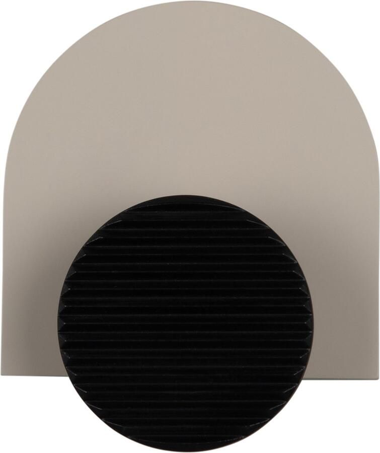 Present Time Coat Hanger Single Knob Warmgrijs