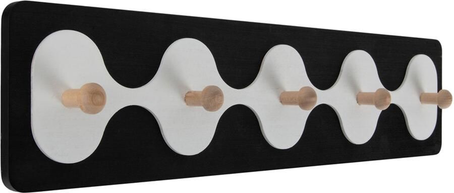 Present Time Coatrack Rizar Medium Zwart & Wit