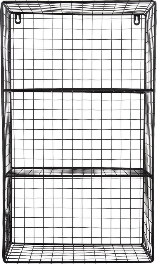 Present Time Wandrek Reja Zwart 18x60x35cm Scandinavisch