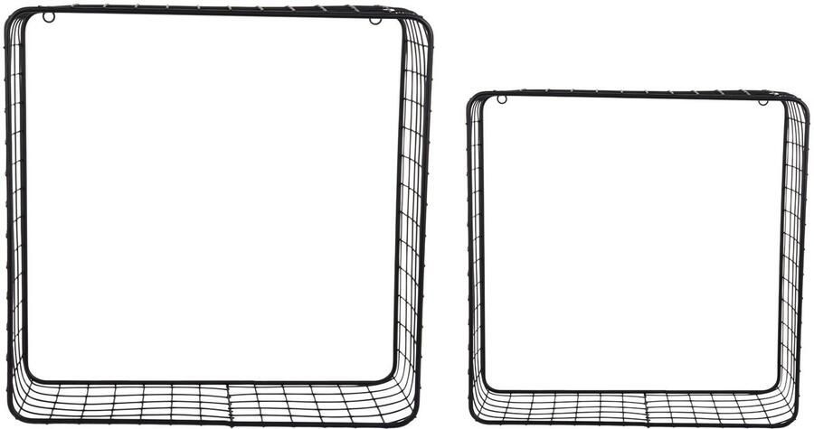 Present Time Wandrek Reja Zwart 15x35x35cm Scandinavisch