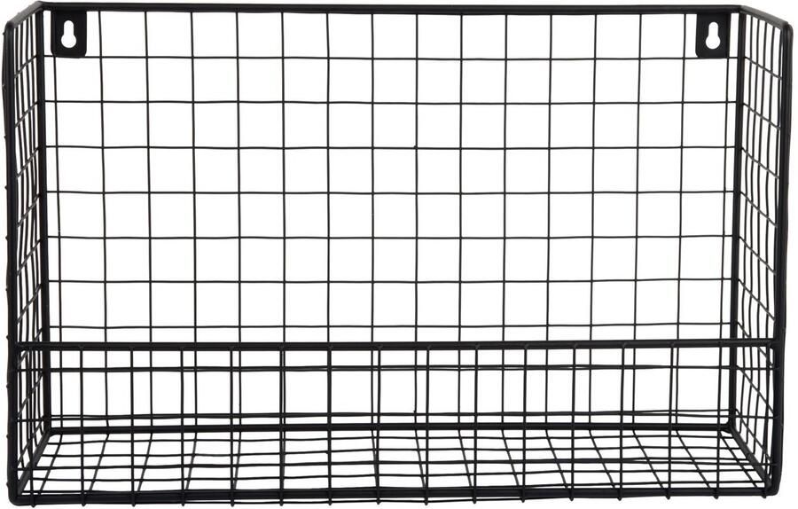 Present Time Wandrek Reja Zwart 15x40x25cm Scandinavisch