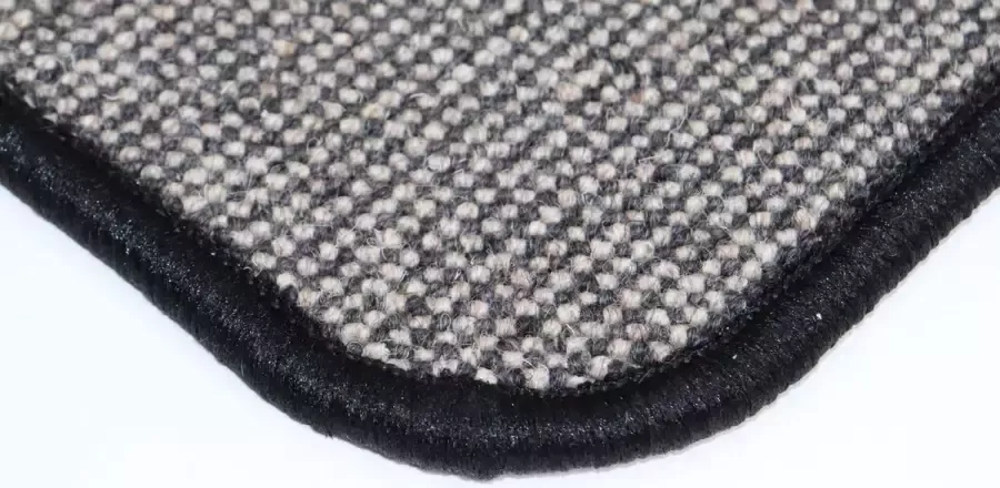 Prima vloerkleden Wollen Vloerkleed loper Keukenmat bedmat Diva antraciet bruin ecru 40x160cm