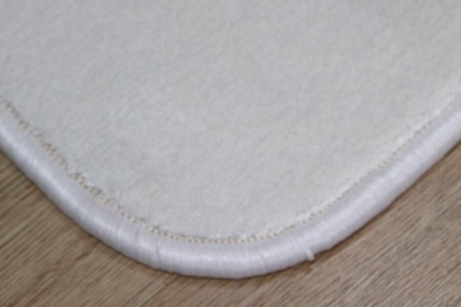 Prima vloerkleden Vloerkleed Bedmat Tamara wit ecru 60x160