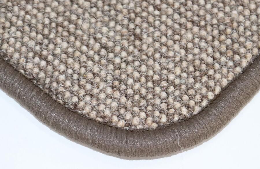 Prima vloerkleden Wollen Vloerkleed loper Keukenmat Bedmat Diva bruin beige 38x150cm