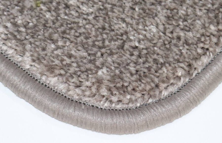 Prima vloerkleden Vloerkleed aanbieding 2x Slaapkamer mat Bedmat Budget beige taupe 40x160
