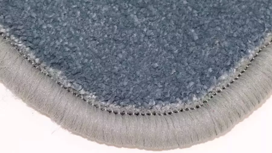 Prima vloerkleden Vloerkleed Bedmat Tamara aqua blauw 35x130cm